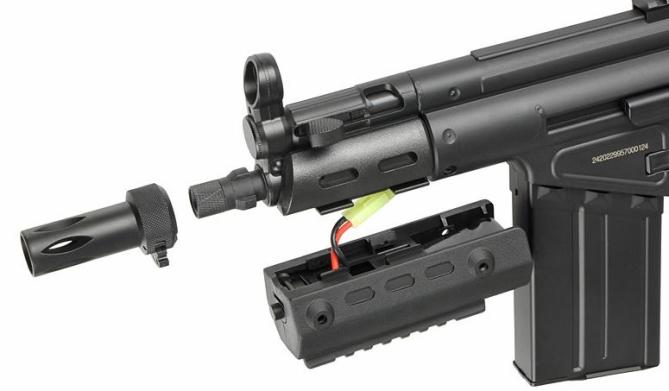 Jing Gong T3 SAS Paratrooper Black 0,5 Joule AEG